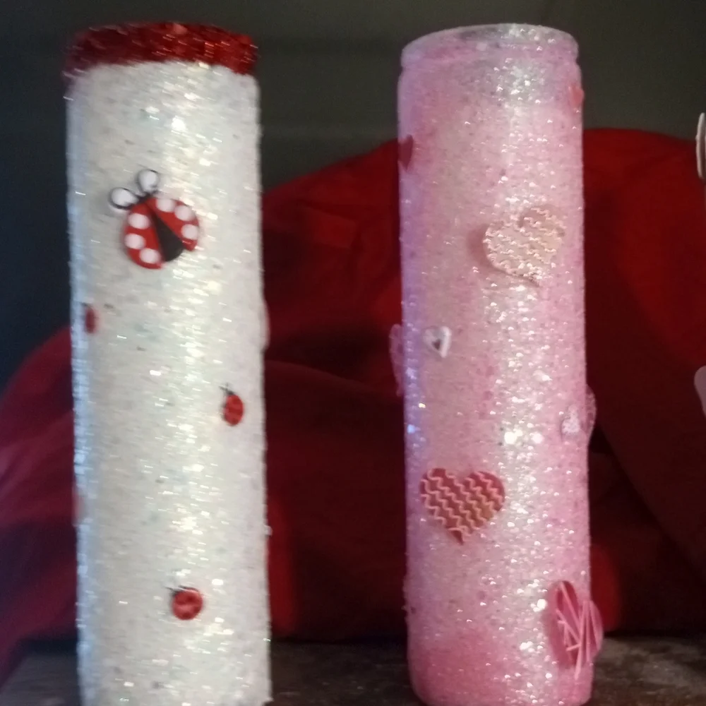 Decorator candles and party glassware